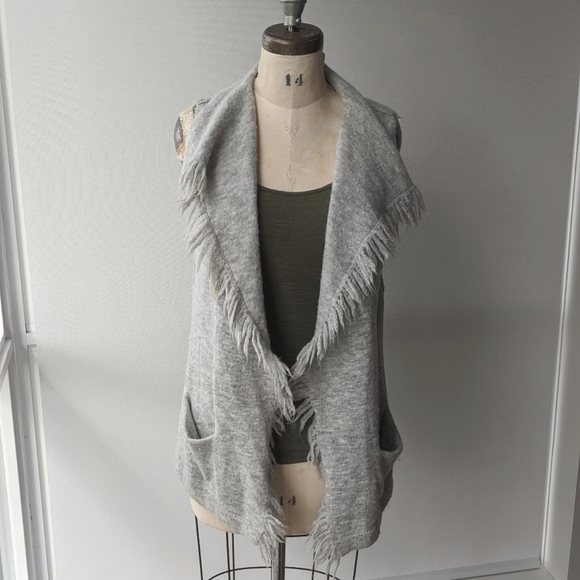 Wilfred Free Fei Fei Wool Sweater in Grey - Picture 2 of 5